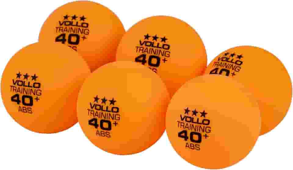 Kit 6 Bolas de Tênis de Mesa Ping-Pong Training 3 Estrelas ABS Vollo