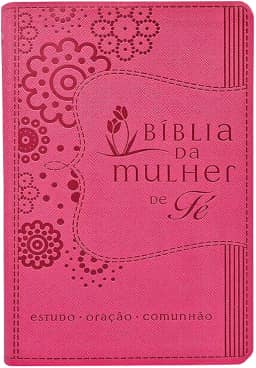 Bíblia da Mulher de Fé, NVI, Couro Soft, Rosa
