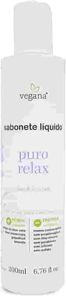 Vegana Sabonete Líquido Puro Relax 200ml, VEGANA