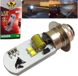 Lampada Led m5 Moto Biz 100/125 Pop Bros 09/12 Crypton Gsr Farol super branco 6500k efeito xenon
