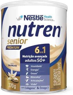Nutren Suplemento Alimentar Senior Premium Baunilha 370G