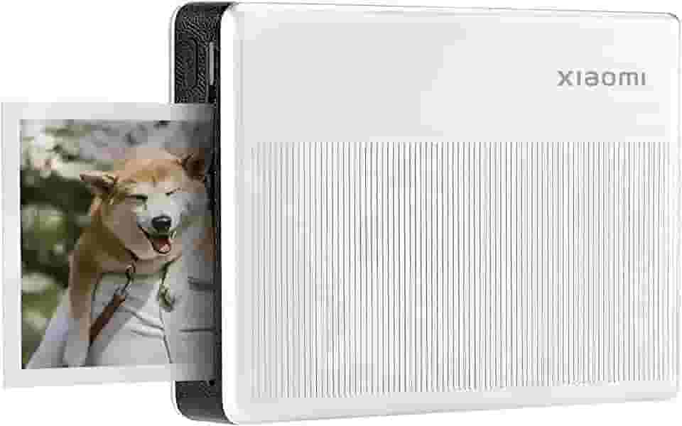 Xiaomi Impressora fotográfica portátil 1S, Bluetooth 5.2 sem fio, tamanho de impressão de 50 x 76 mm, cinza