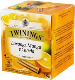 AB Brasil Chá Misto De Laranja Manga E Canela Twinings Com 10 Saquinhos
