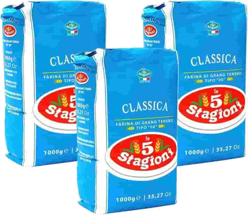 Pack c/ 3 Farinha de trigo 00 Italiana Le 5 Stagioni - Clássica