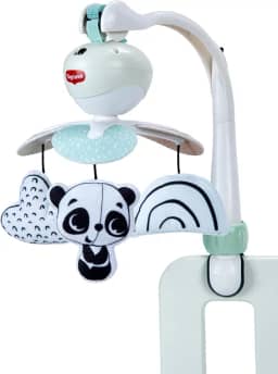 Móbile para Berço e Carrinho Tiny Love, Take Along, Black & White Decor