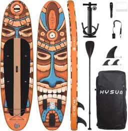Prancha De Stand Up Paddle Inflável, Pranchas De Remo Ultraleves 10'X30 X6 Para Todos Os Níveis De Habilidade Com Acessórios Sup, Remo, Barbatanas, Trela, Bomba De Ação Dupla, Mochila, Bolsa À P