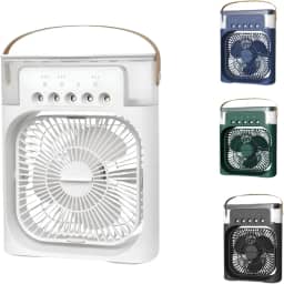 Ventilador Portátil Mini Ar Condicionado Umidificador Climatizador Purificador com LED USB Bivolt para Mesa de Escritório - NEXUS MARKET