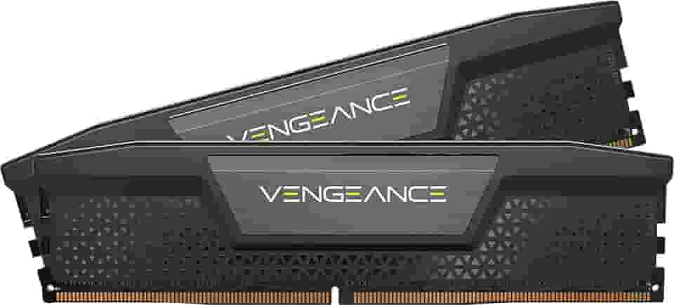 CORSAIR VENGEANCE DDR5 RAM 32GB (2x16GB) 6000MHz CL40 Memória de computador compatível com Intel XMP iCUE - preta (CMK32GX5M2B6000C40)