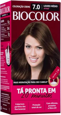 Biocolor Tintura Creme 7.0 Louro Arraso Mini Kit