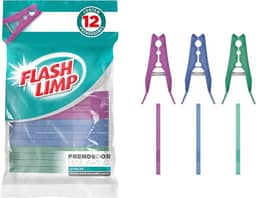 Prendedor de roupas Classic 12 Peças, LAV6889,Flash Limp,