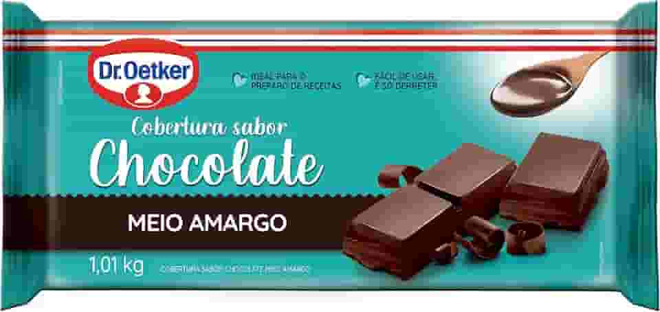 Dr.Oetker Dr. Oetker Cobertura Em Barra Sabor Chocolate Meio Amargo Para Recheio E Cobertura De Bolos Tortas Pão De Mel Doces E Sobremesas Basta Derreter 1Kg