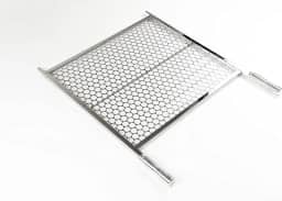 GRELHA INOX MOEDA COM REFORÇO CHURRASCO 50X50cm, 55X50cm, 60X50cm ou 65x50cm VIP INOX (50x50)