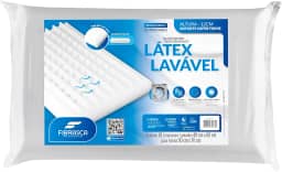 Travesseiro Latex Lavavel - para fronhas 50x70cm - Branco - Fibrasca