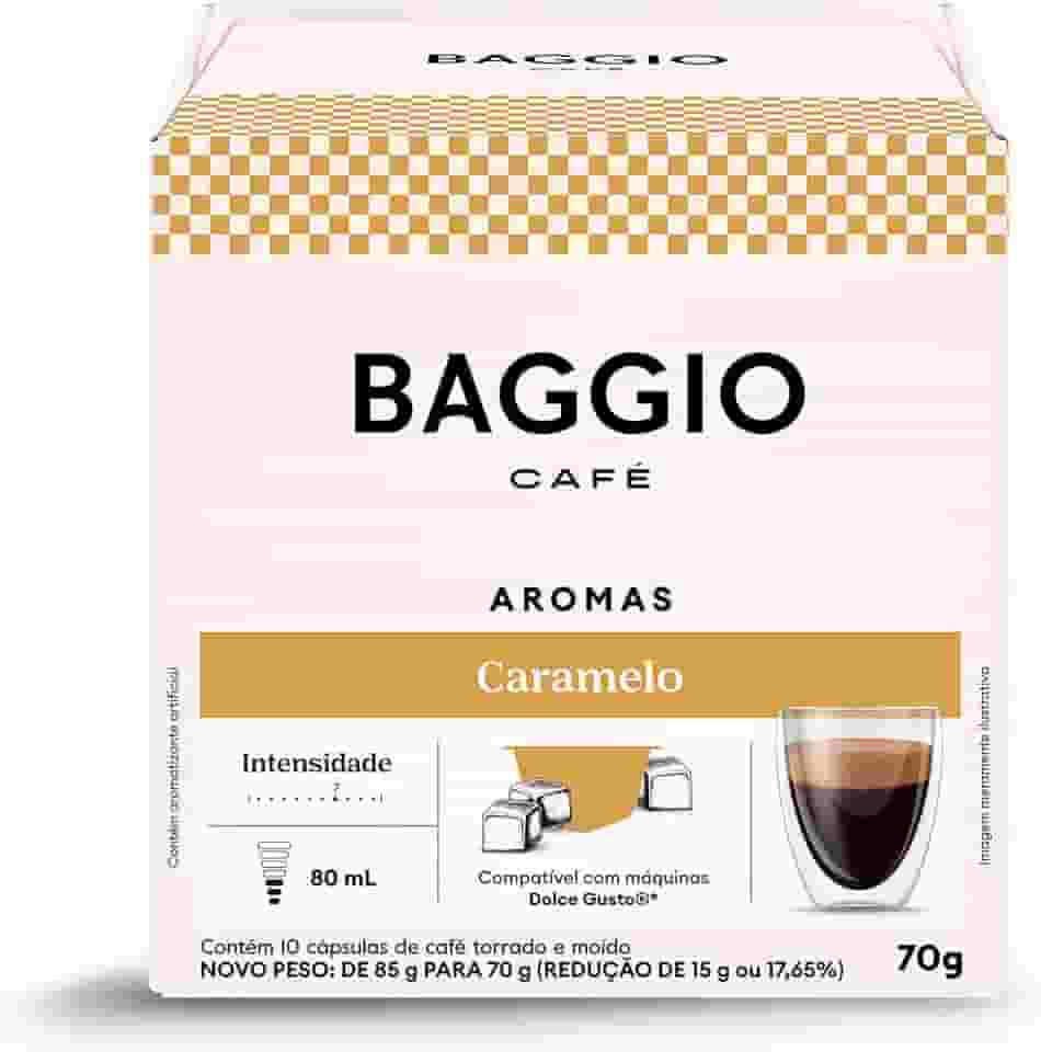Baggio Café Cápsulas De Café Aroma Caramelo Compatível Com Máquinas Dolce Gusto Contém 10 Cápsulas