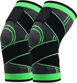 Kit 2 Joelheiras de Compressão Ortopédica Ajuste Anatômico Elástica Alívio de Dor no Joelho Esporte Academia Andarix