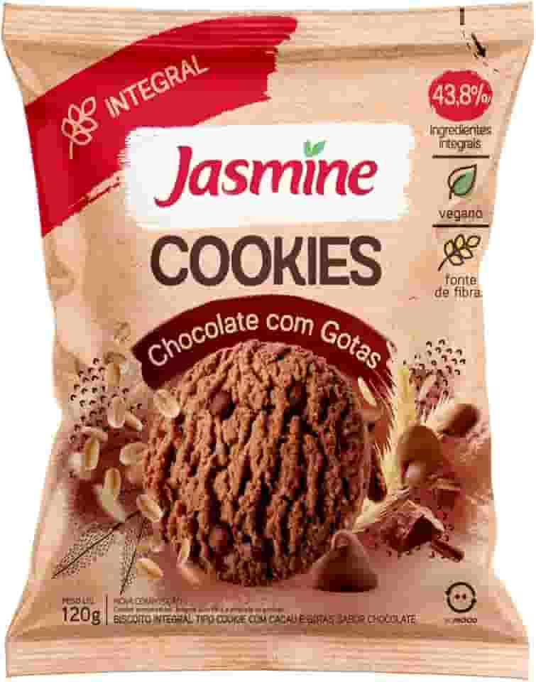 Jasmine Cookies de Chocolate com Gostas Integral 120g