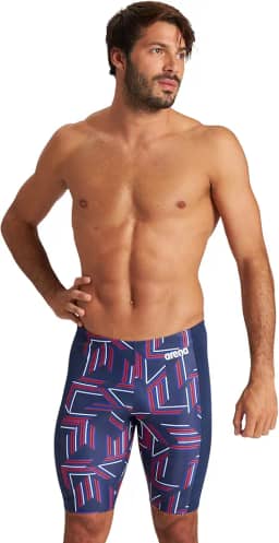Traje de banho esportivo masculino de alto desempenho