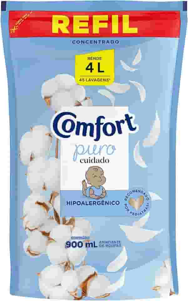 Comfort Amaciante Concentrado Puro Cuidado Refil 900ml