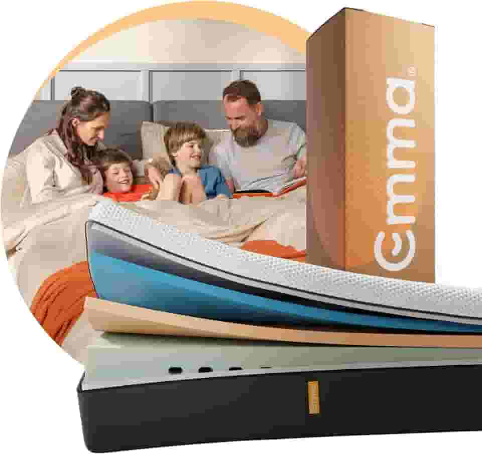 Colchão Queen Emma Original – 10 anos de garantia, qualidade premiada ao redor do mundo – (158x203cm).