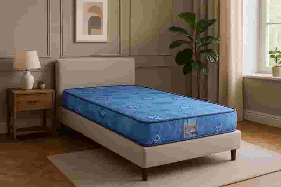 Colchão Solteiro 78x188x12 Espuma D20 Gazin Rota Azul