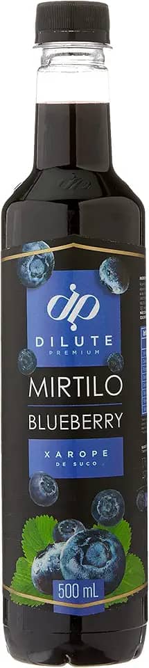 Dilute Xarope Blueberry/Mirtilo Sabor Blueberry / Mirtilo 500 Ml