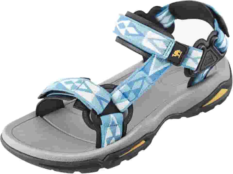 Sandálias esportivas femininas à prova d'água com suporte de arco confortável para caminhadas na praia, viagens atléticas