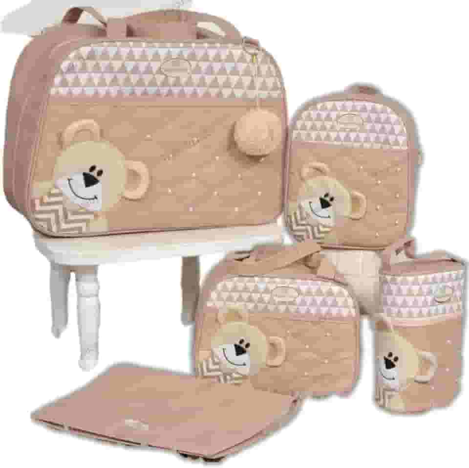 Kit Bolsa Maternidade Menina/menino 5 Peças com Mochila