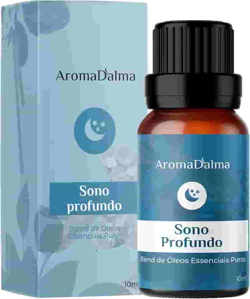 Blend Puro de Óleos Essenciais - Sono Profundo - Mistura Natural Para Relaxar e Melhorar a Qualidade do Sono I Ideal Para Noites Tranquilas - Aroma D’alma