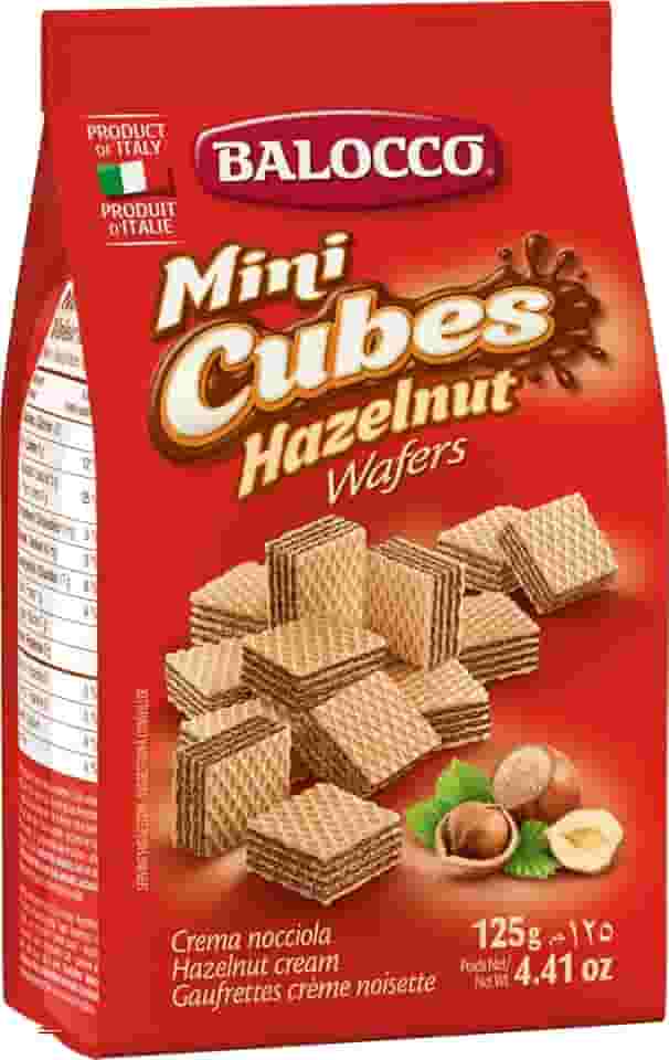 Balocco Wafer Mini Cubos De Avela Balocco 125G