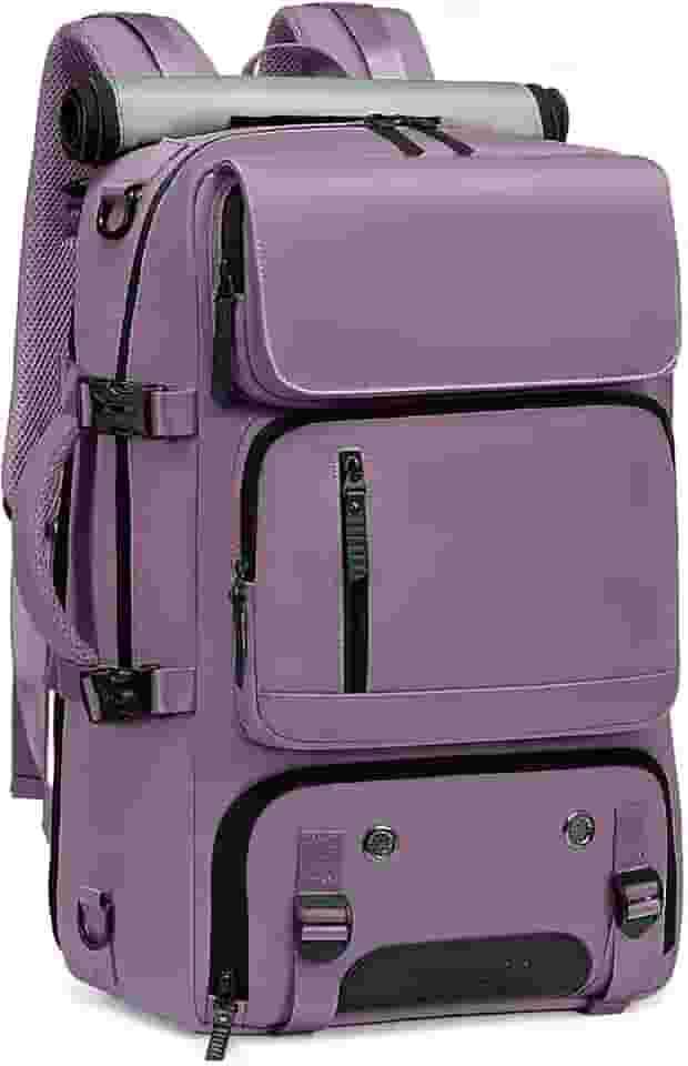 Mochila Reforçada com Compartimentos para Notebook e Tablet – Resistente à Água, USB, Engate de Mala – Masculina e Feminina para Viagem, Trabalho e Dia a Dia