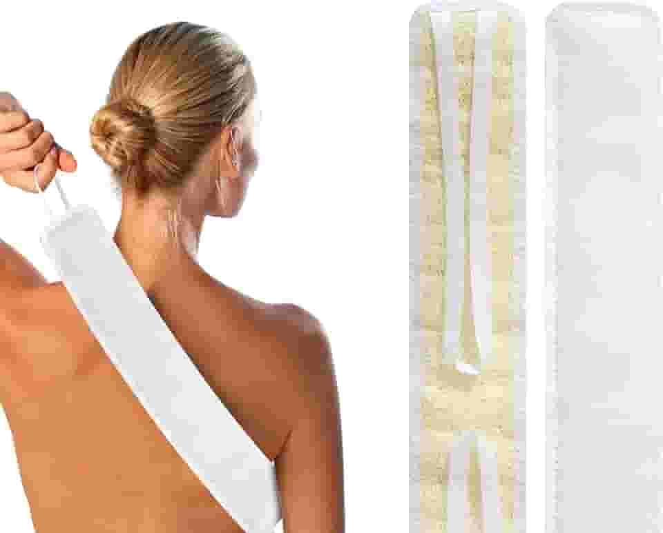 Bucha Vegetal Esponja Banho Para Costas Dorsal