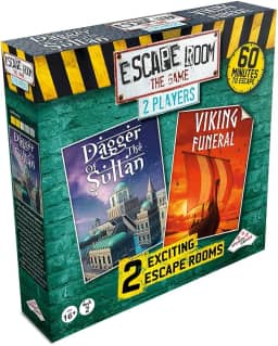 Escape Room The Game –New 2 Player Edition with 2 New Exciting Games | Solve The Mystery Board Game for Adults and Teens