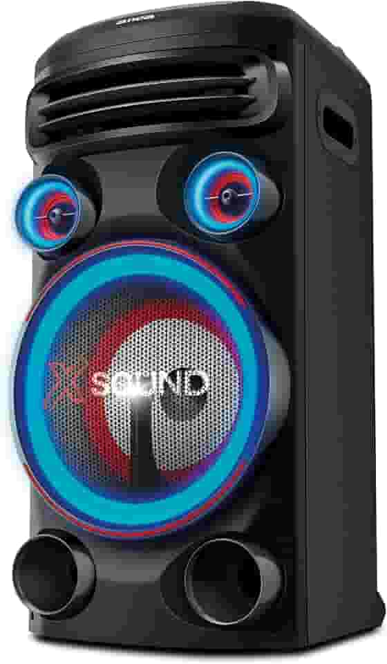 Torre de Som AIWA T1W-01B 1500W 1Woofer10" BT RGB USB FM DJ