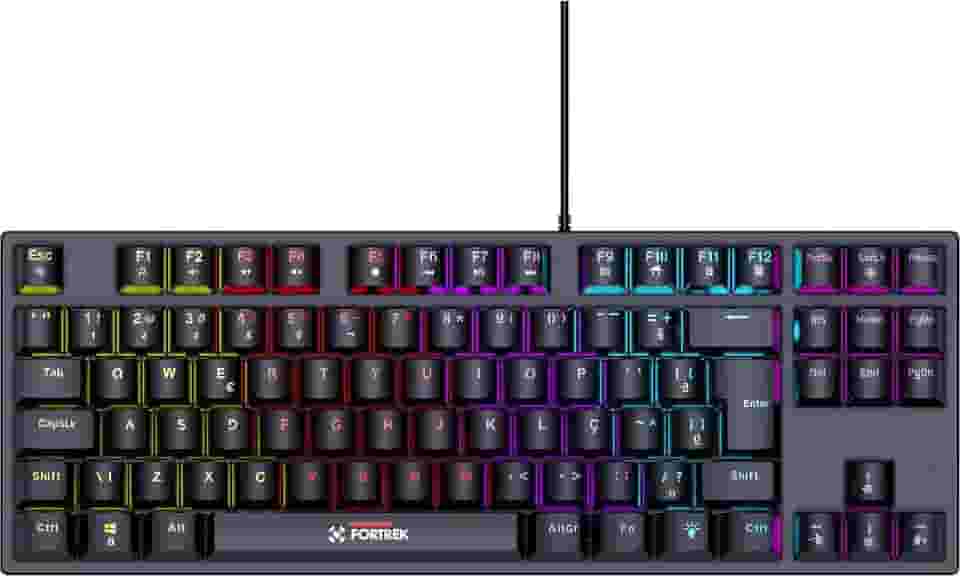 Teclado Gamer Mecânico Fortrek Gravity 80 TKL Preto