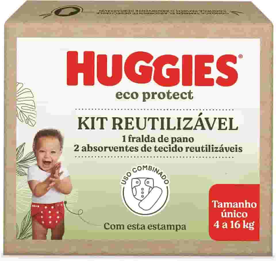 Huggies Kit Fralda Reutilizável Eco Protect - Vermelho