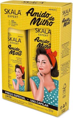 Skala Kit Shampoo + Condicionador Amido De Milho 325Ml
