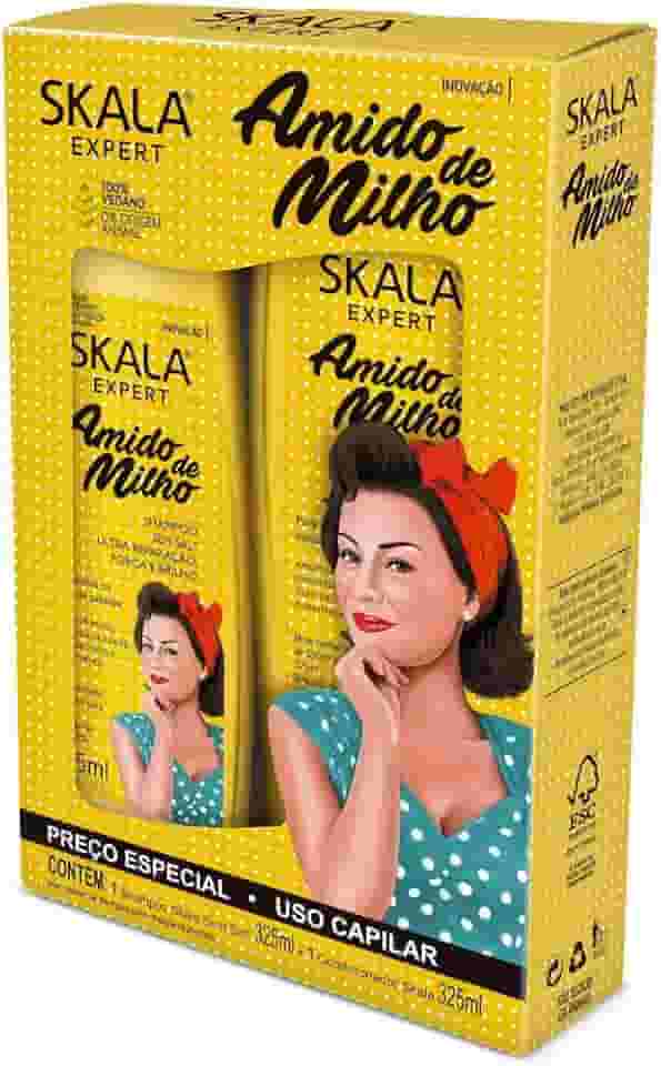 Skala Kit Shampoo + Condicionador Amido De Milho 325Ml
