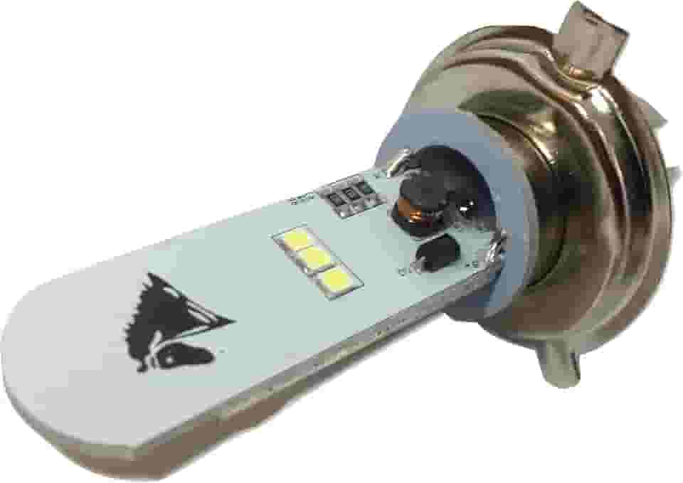 Lampada Led H4 Moto Farol 8000k Efeito Xenon Universal Stallion Unidade