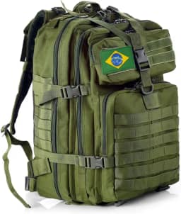 THURAM Mochila Tática 50L, Sistema MOLLE, Grande Capacidade para Trilhas, Acampamentos, Caça e Aventura - Mochila Resistente para 3 Dias de Emergência e Atividades ao Ar Livre