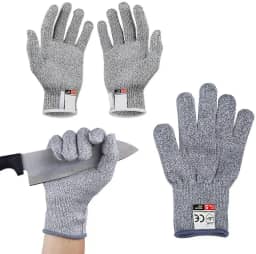 Luva Anticorte Nível 5 EN388 – Ideal para Cozinha, Carpintaria e Oficina – Flexível, Resistente e Confortável