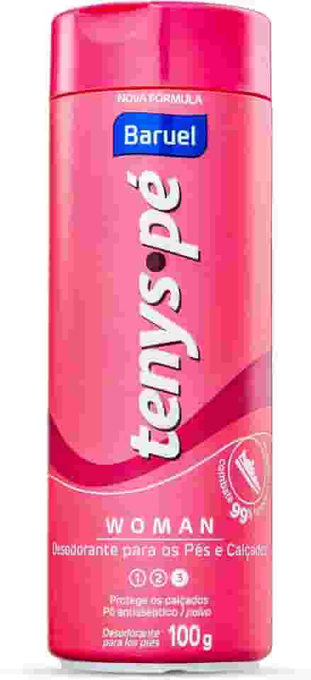 Talco Desodorante Baruel, Tenys Pé, 100 G