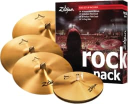 KIT DE PRATOS ROCK 14MSOUNDHH+17MEDTHINCRASH+19MEDTHINCRASH+20PINGRIDE A SERIES A0801R ZILDJIAN
