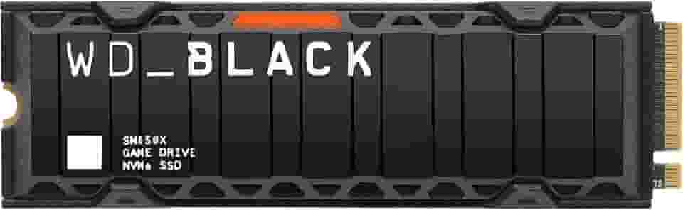 WD_BLACK, SSD SN850x 1TB NVMe M.2 2280 (Leitura até 7300MB/s e Gravação até 6300MB/s) - Com dissipador