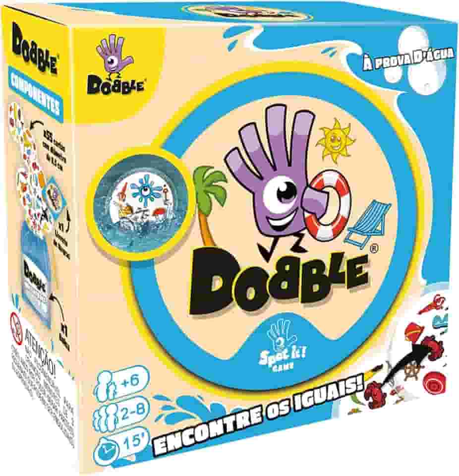 Galápagos, Dobble: À Prova d'Água, Jogo de Cartas Competitivo, 2 a 8 jogadores, 15 min