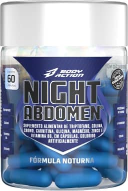 Night Abdomen, Bodyaction, 60 Cápsulas
