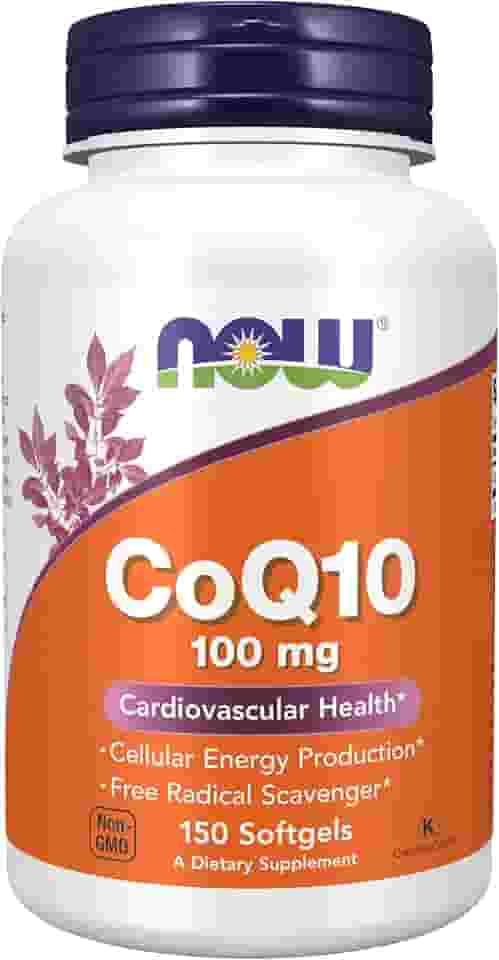 NOW Foods - CoQ10 Para a Saúde Cardiovascular 100 mg. - 150 Cápsulas gelatinosas