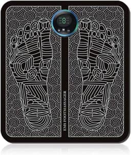 Massageador de pé EMS para remodelar as pernas, massageador elétrico EMS para pés, estimulador muscular, recarregável por USB, pulsos, de baixa frequência, massagem e circulação dos pés, máquina corporal