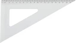 Esquadro, Acrimet, 60 Graus, Poliestireno, 21 cm, Transparente