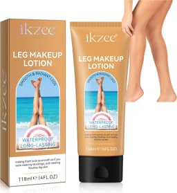 Dulele Base de maquiagem para pernas e corpo, maquiagem de perna impermeável sem transferência, média, cobertura de veias de perna para varizes, cobertura de cicatriz corporal para corretivo de