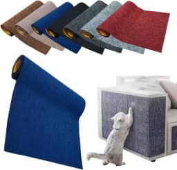Genérico Protetor para Móveis de Gato Tapete Carpete Arranhador Adesivo (Azul, 50cm x 1 Metro)